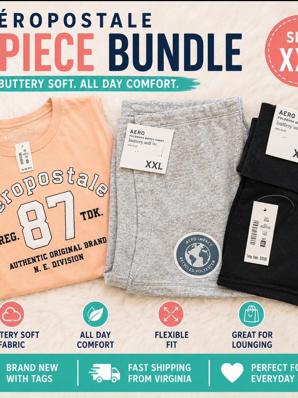 Aéropostale 3-Piece Bundle!